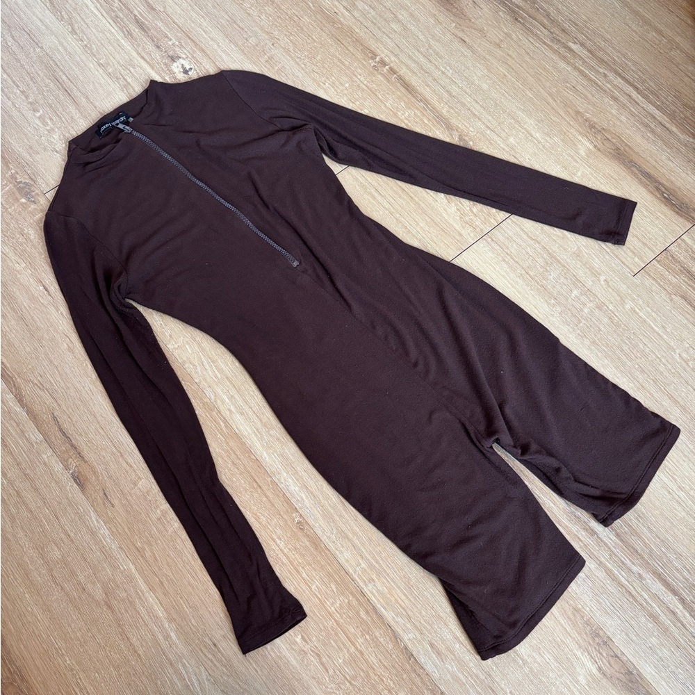 Naked Wardrobe Long Sleeve Jumpsuit